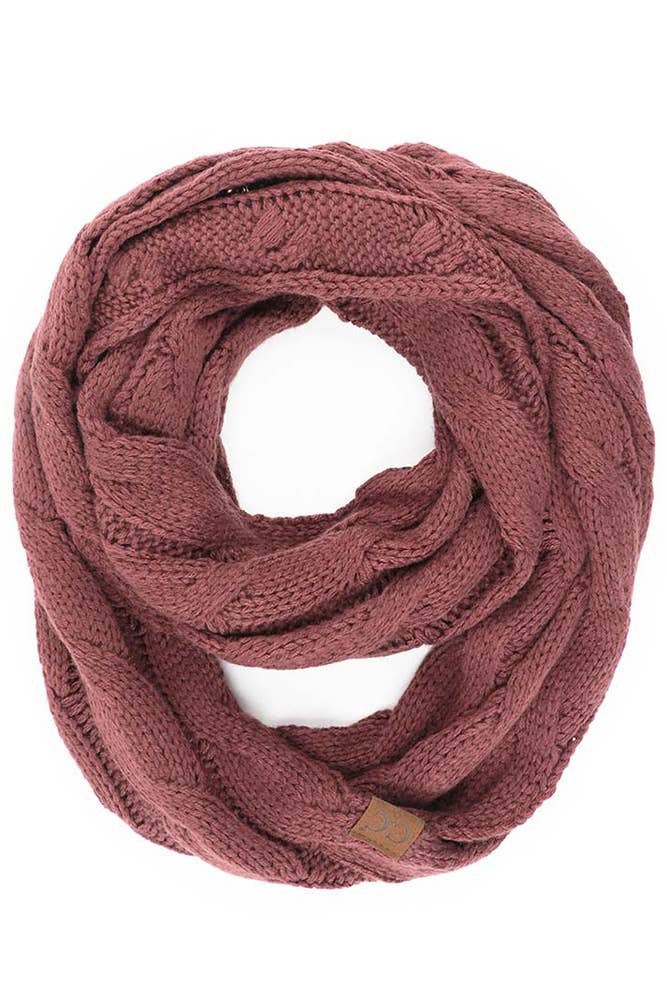 Mustard Knitted Scarf