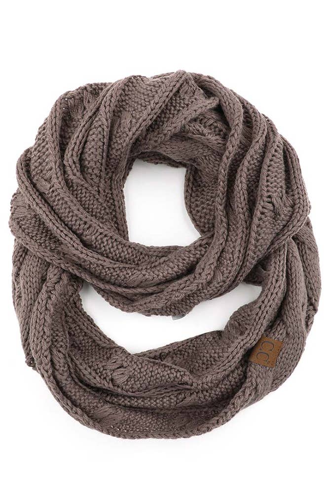 Mustard Knitted Scarf