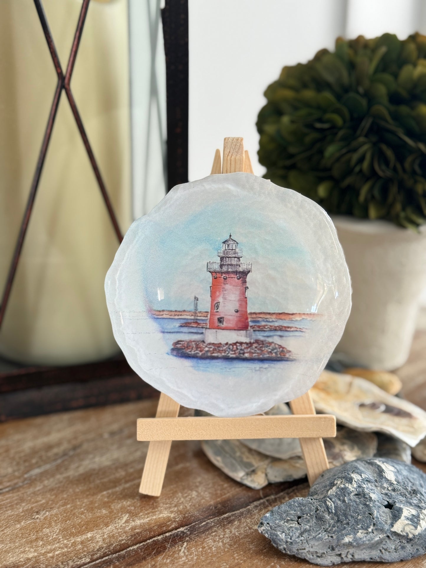 Lewes Lighthouse Trinket Dish from C.Zapata Art
