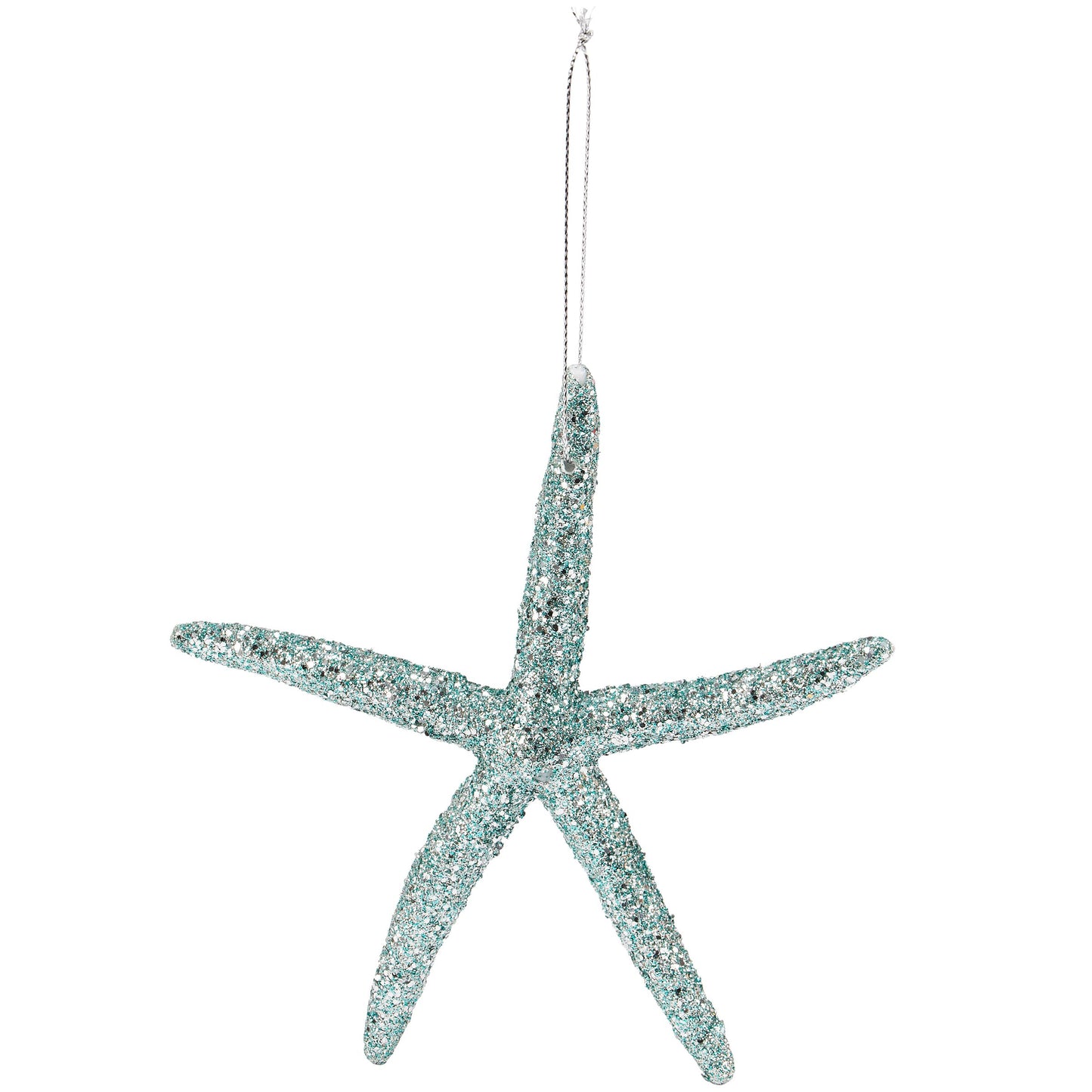 Blue Sparkle Starfish Ornament