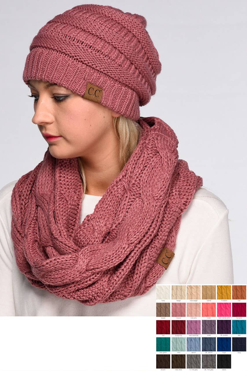 Mustard Knitted Scarf