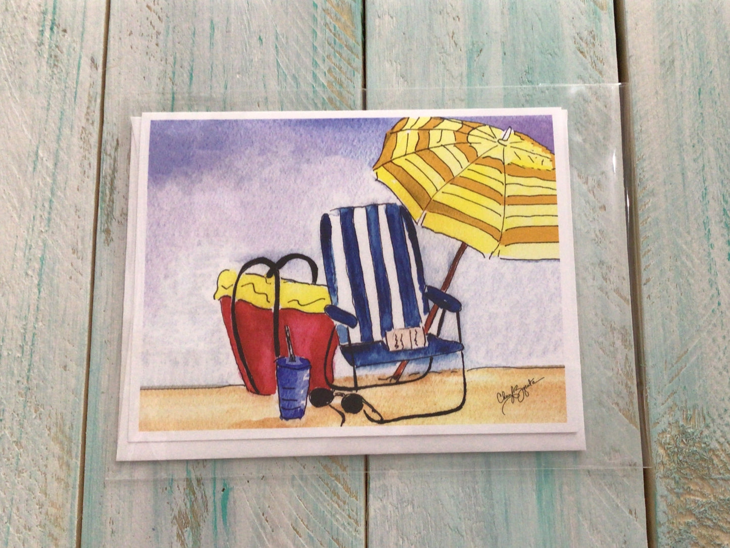 Beach Chair Card