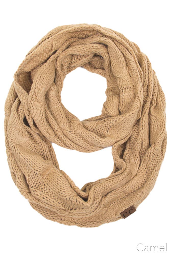 Mustard Knitted Scarf