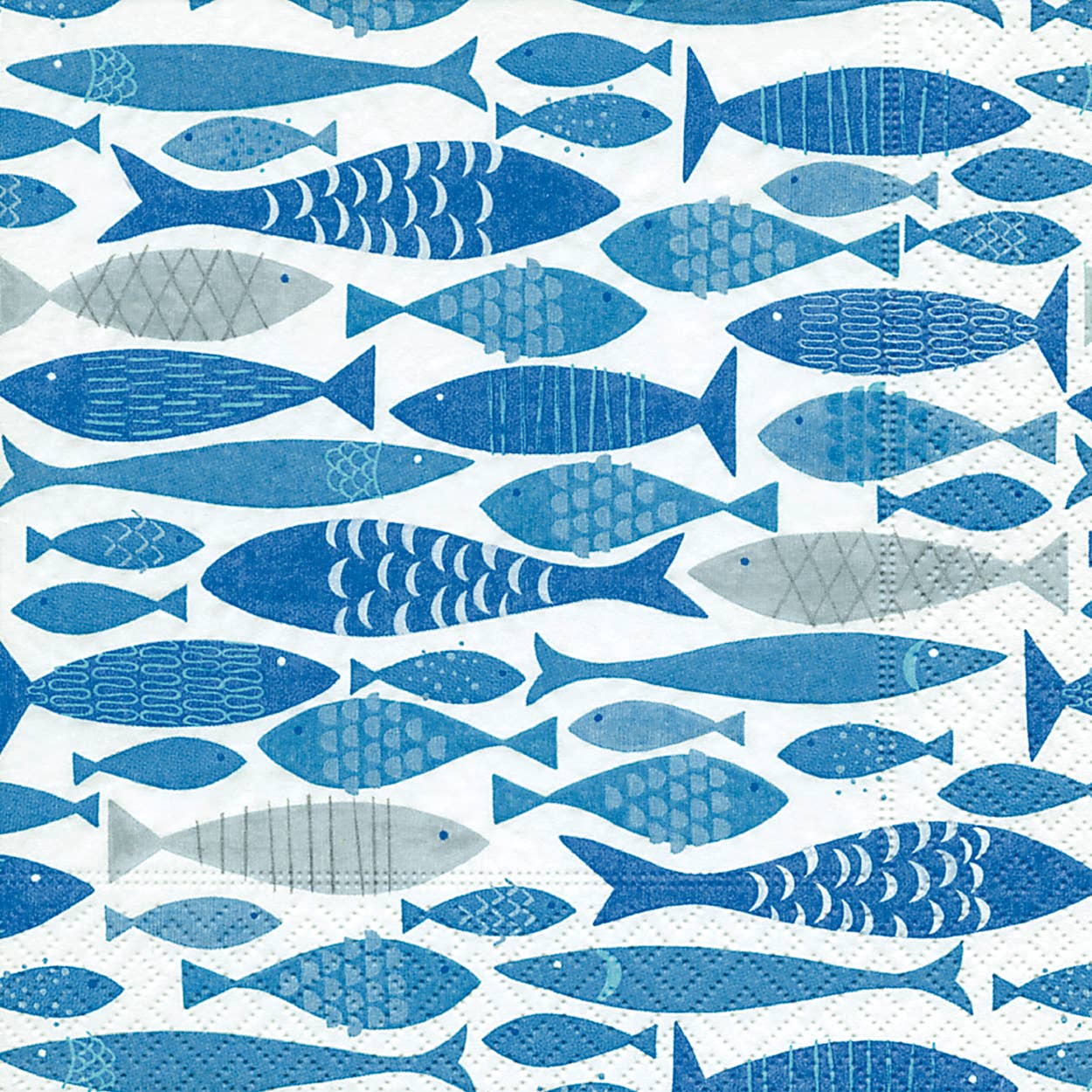 Shoal Of Fish Luncheon Napkin