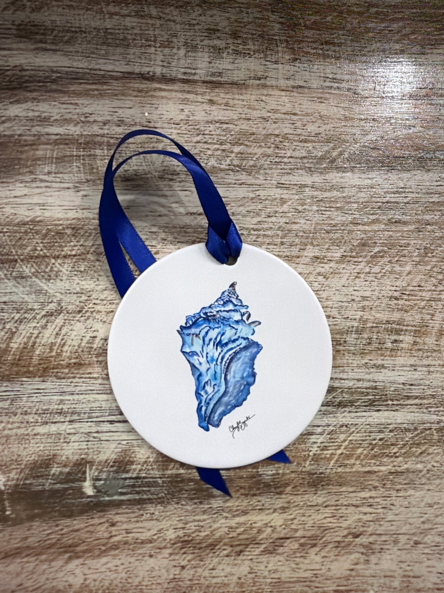 Blue Whelk Ornament