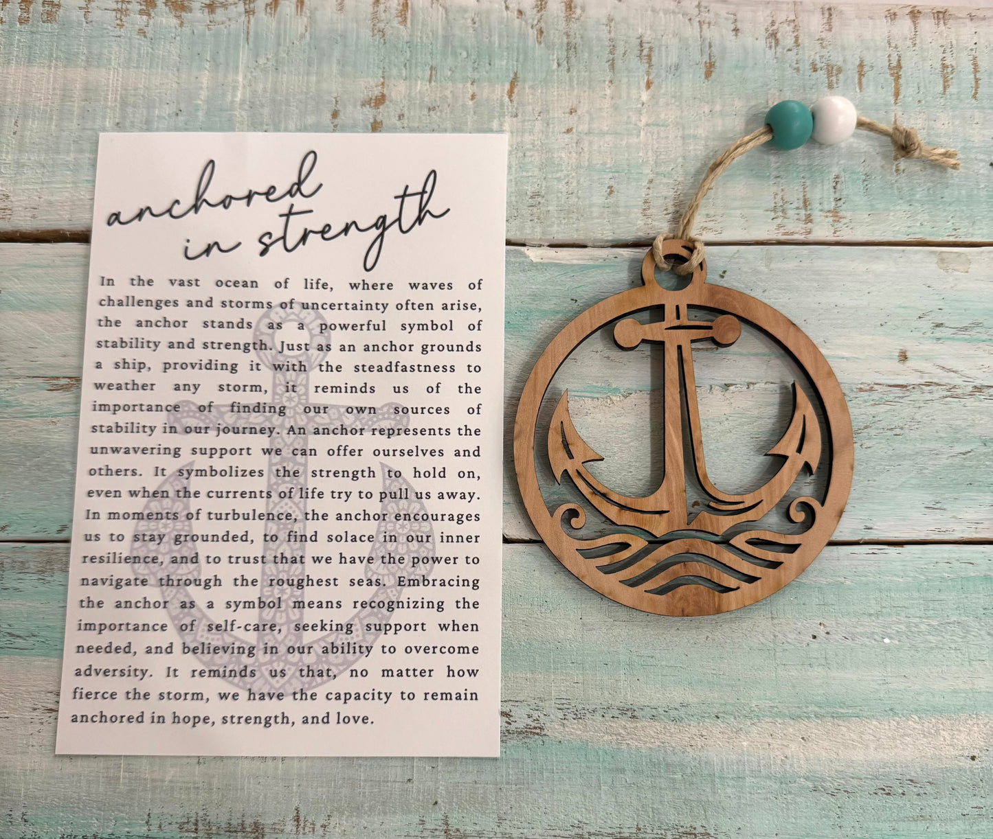 Anchored in Strength Story Card