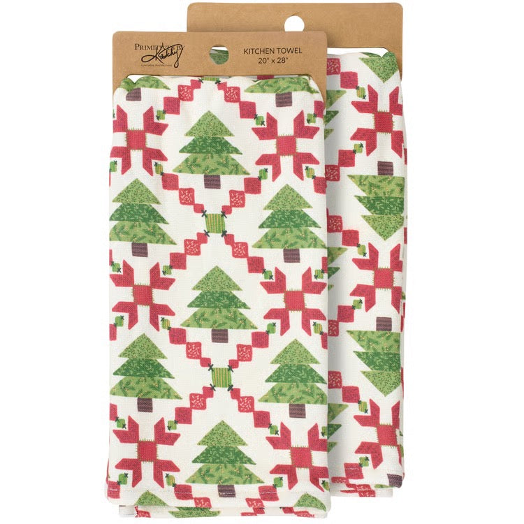 Tree Quilt Kitchen Towel