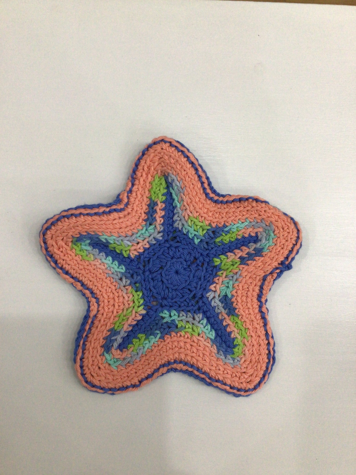 Hand Crocheted Starfish Trivet