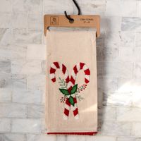 26" Candycane Dish Towel