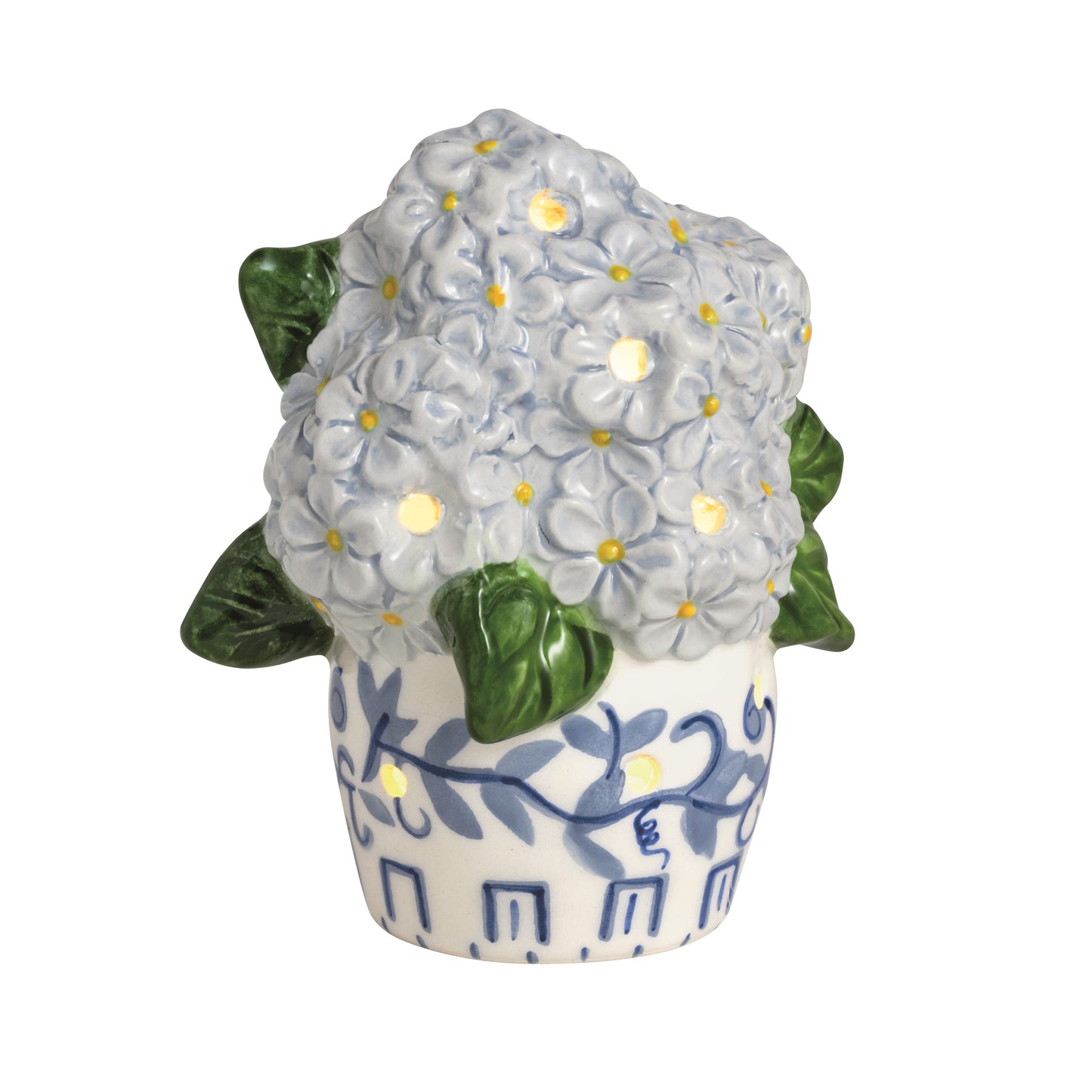 Hydrangea Light-Up Sitter