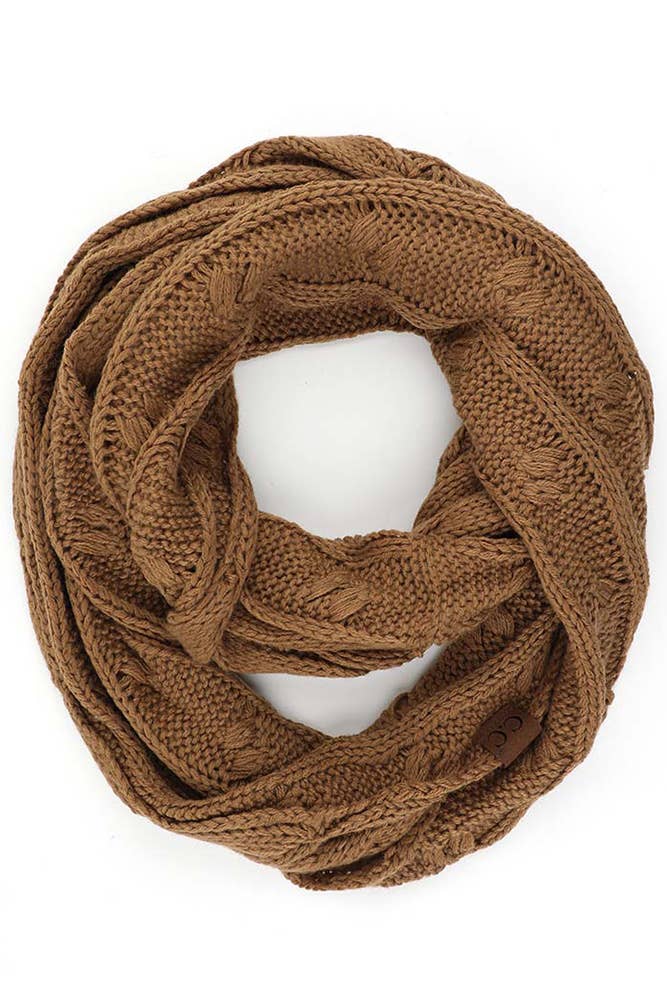 Mustard Knitted Scarf