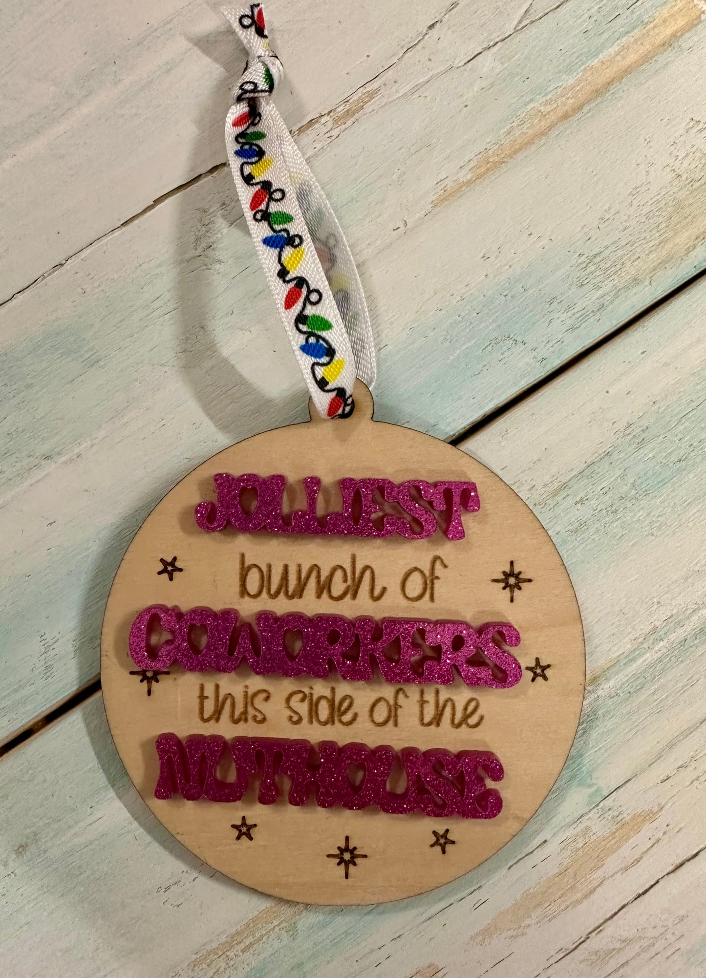 Jolliest Coworkers Ornament