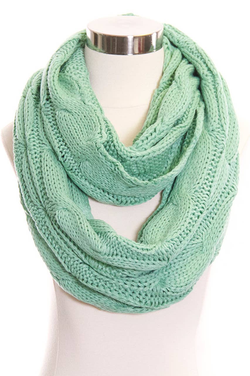 Mustard Knitted Scarf