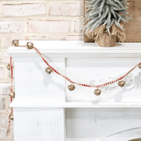 76" Gold Bell Garland