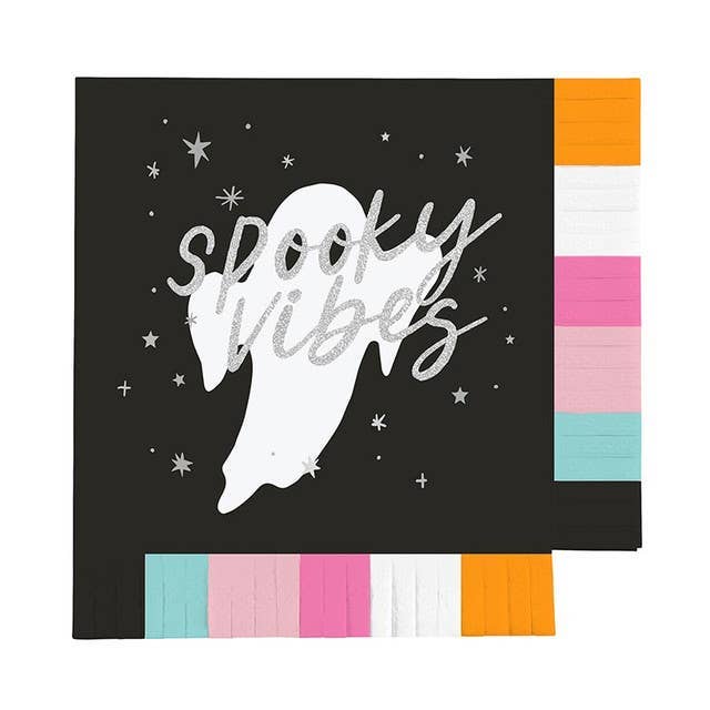 Fringe Napkin-Spooky 16ct