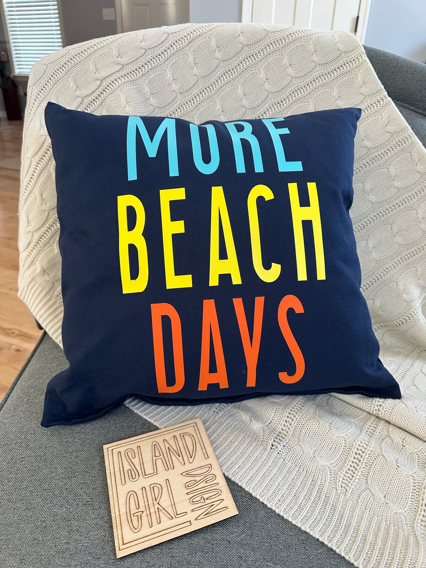 #2796 More Beach Days Pillow