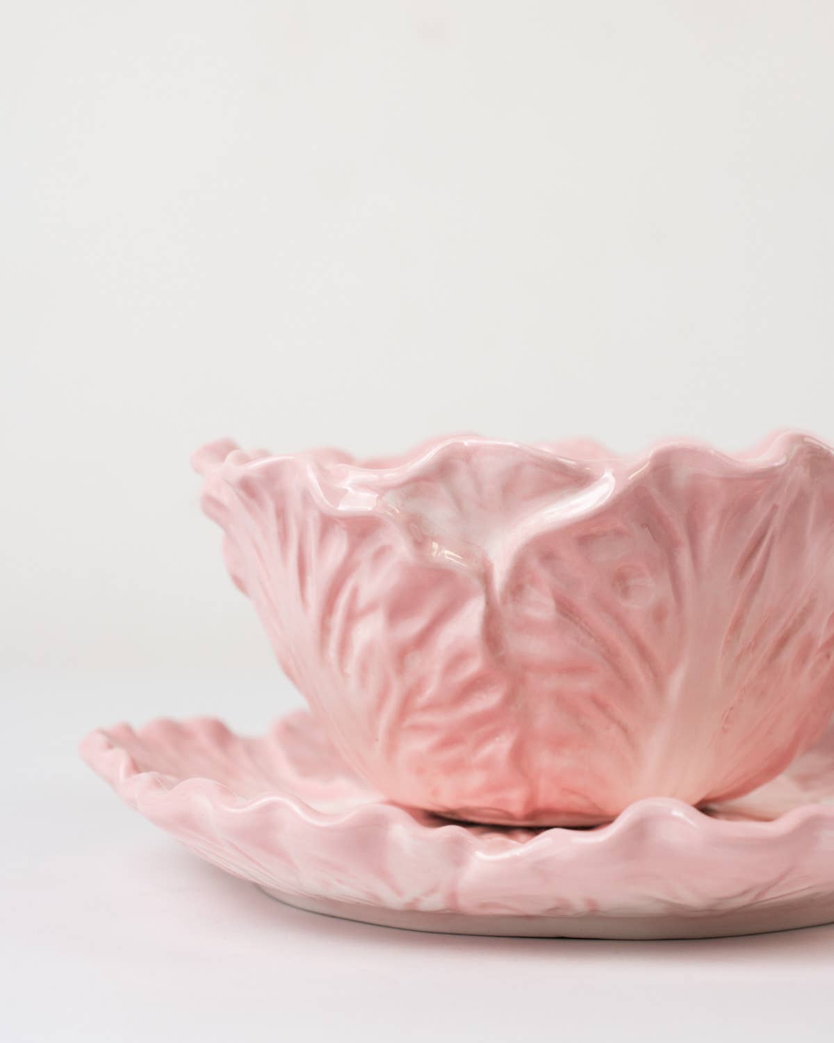 Light Pink Cabbage Bowl