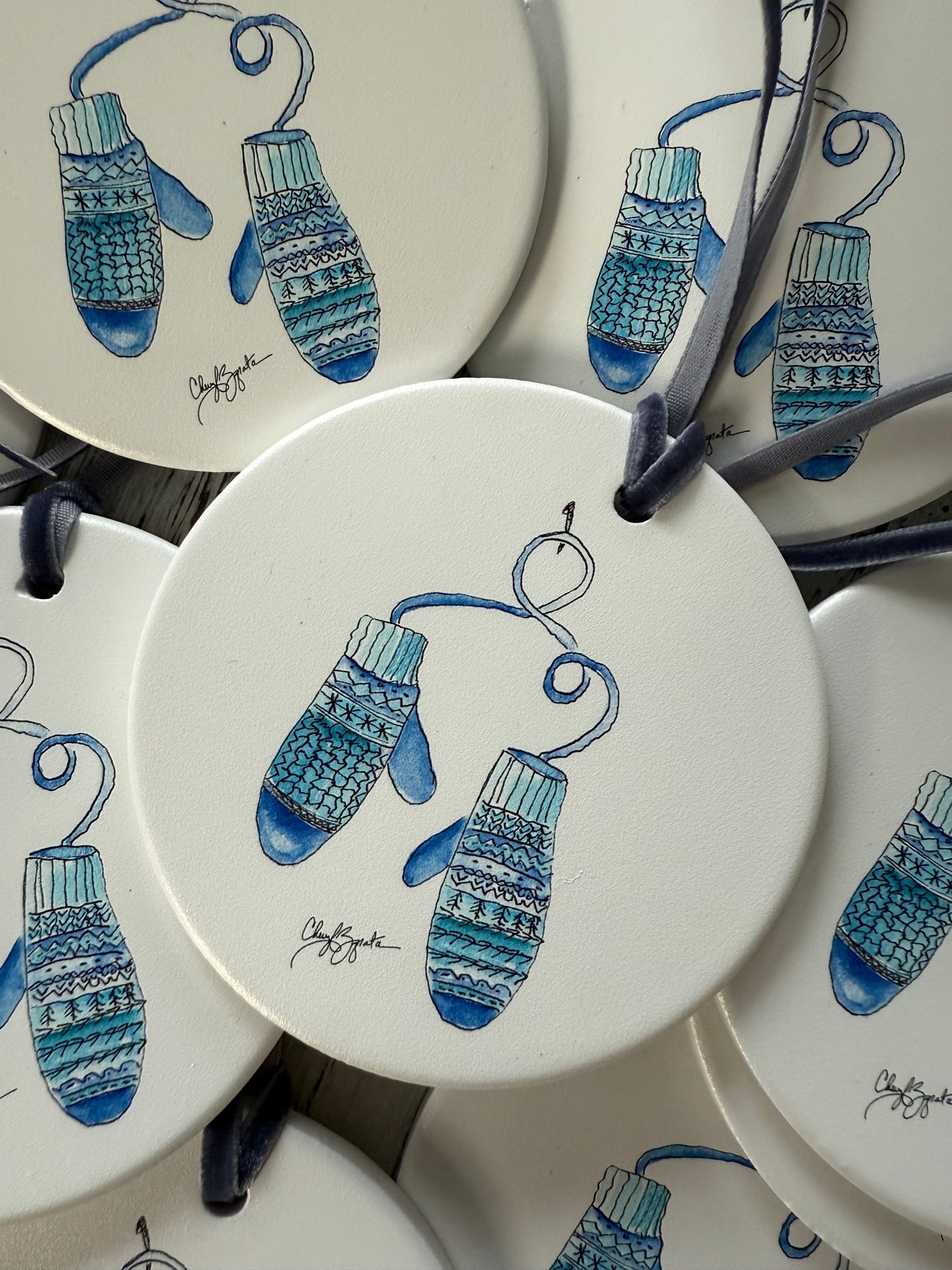 **50 Mittens Ornament