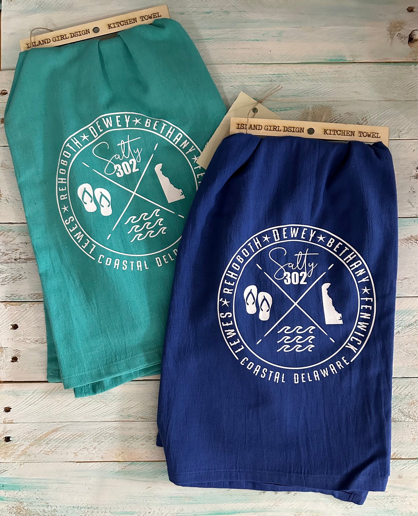 Salty 302 Flour Sack Dishtowel