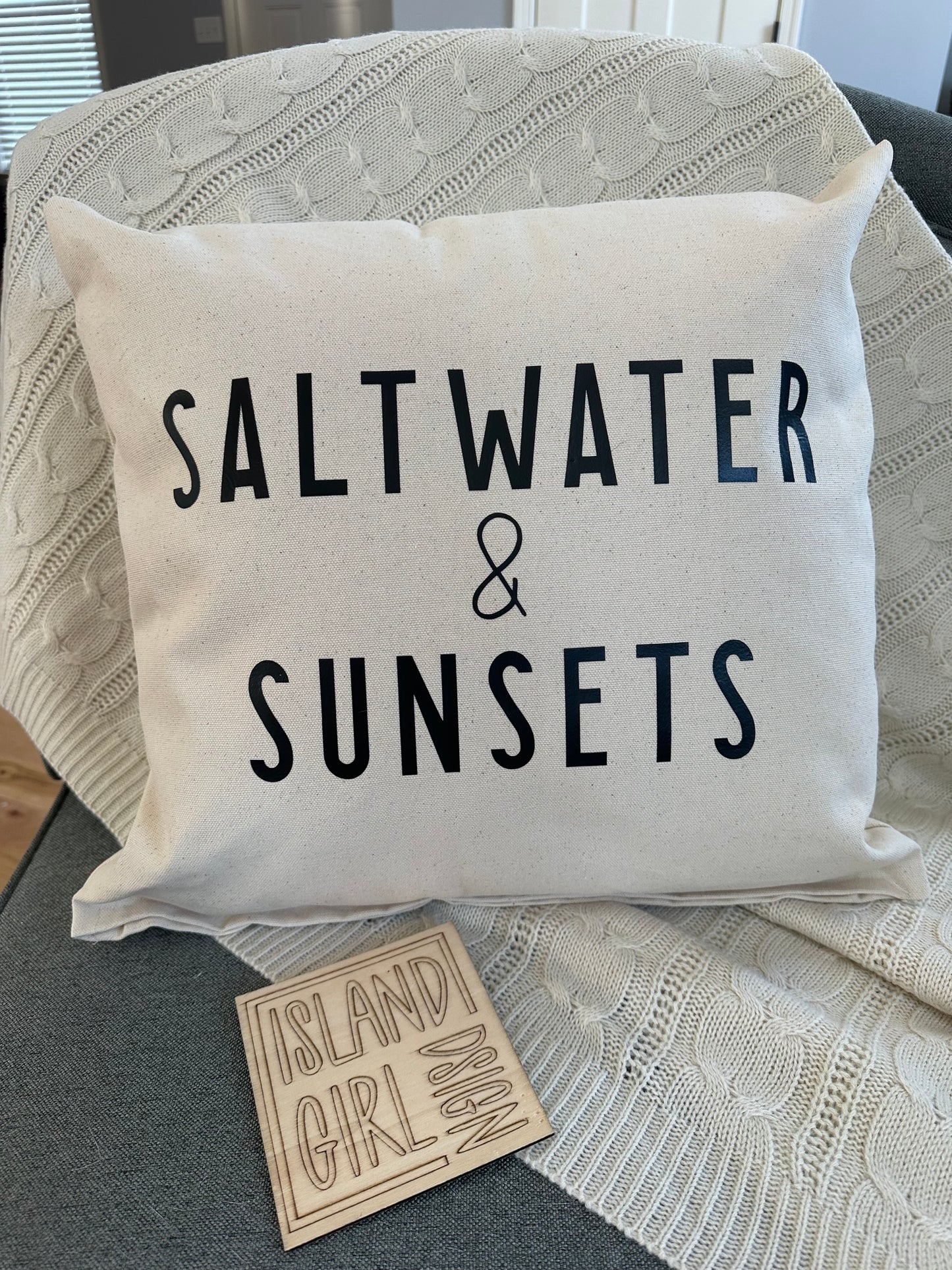 #2795 Saltwater & Sunsets Pillow