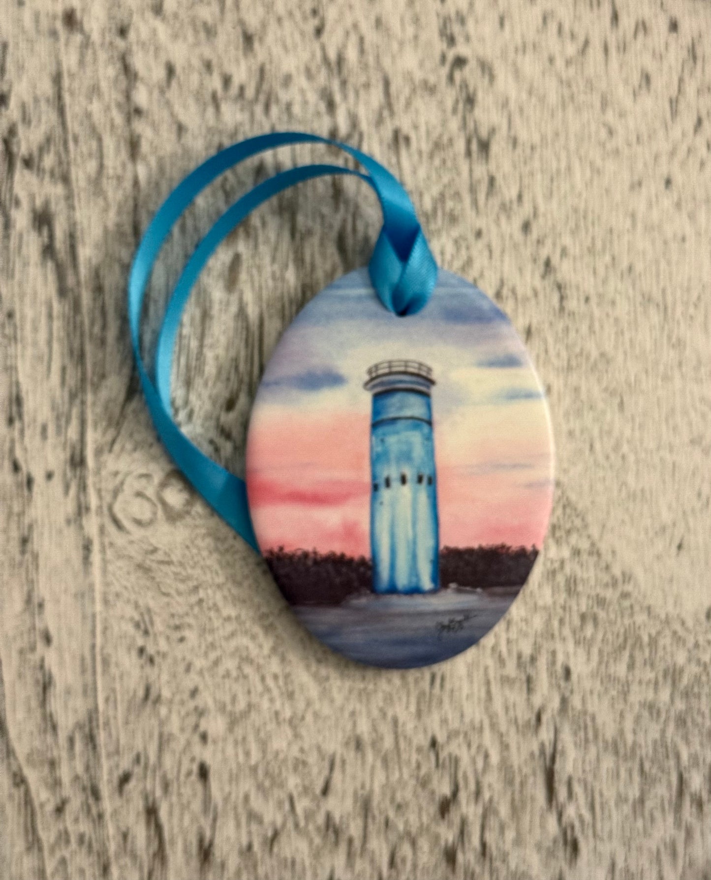 Blue "Night" Tower Ornament