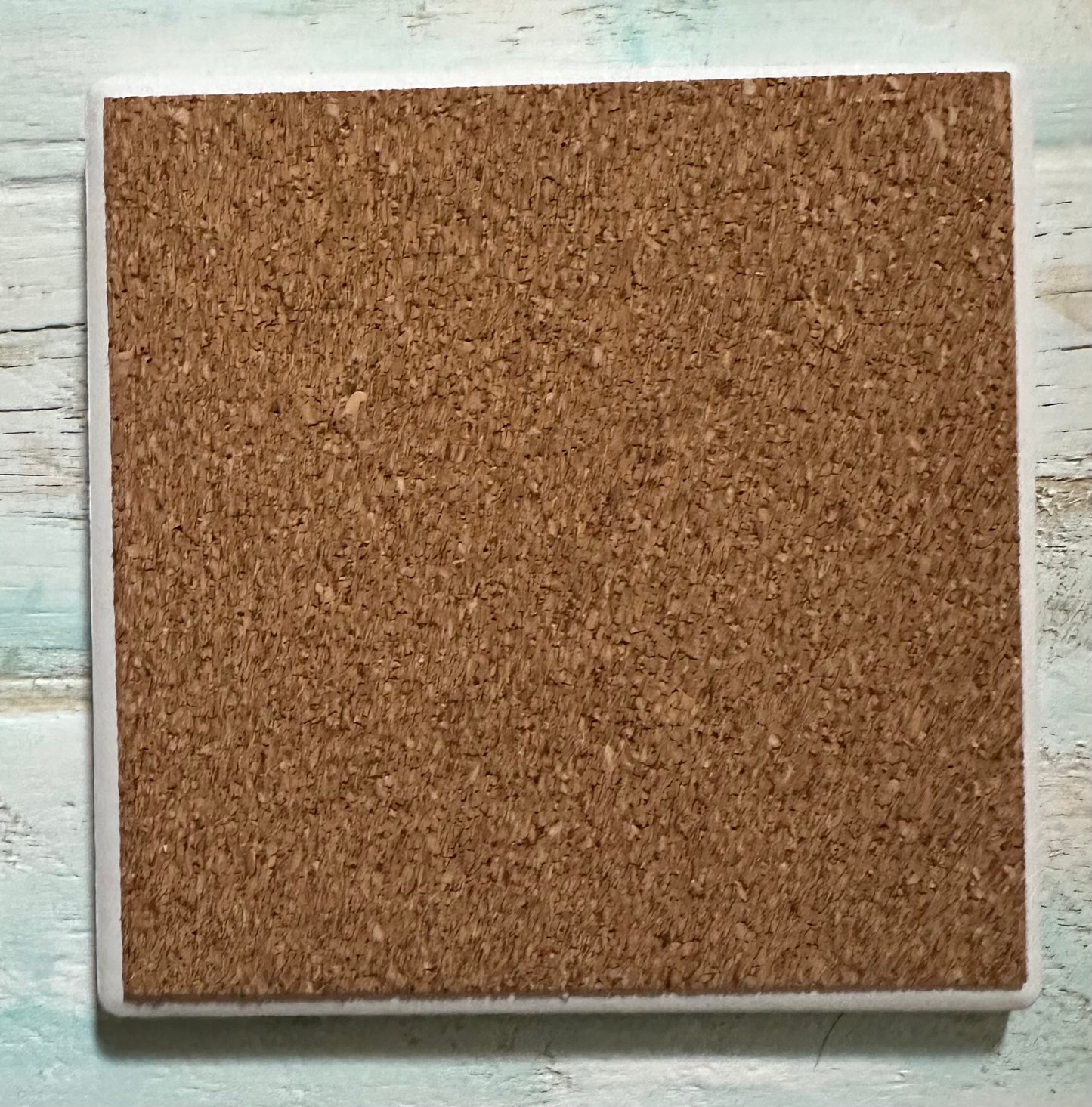 Oyster A Square Ceramic Coaster by Cheryl Zapata Art