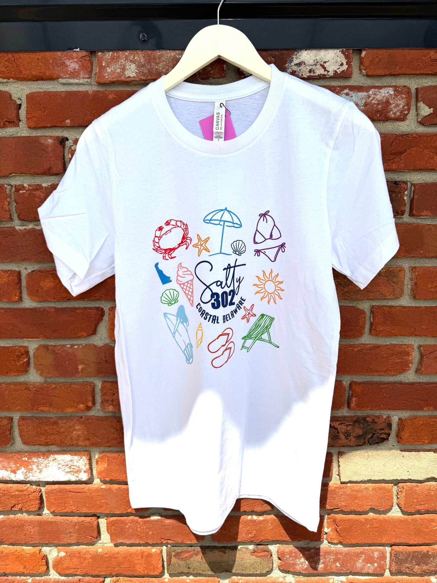 Salty 302 White Tee