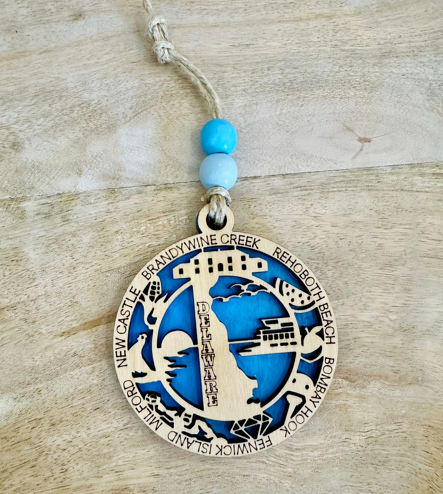 Delaware State Ornament