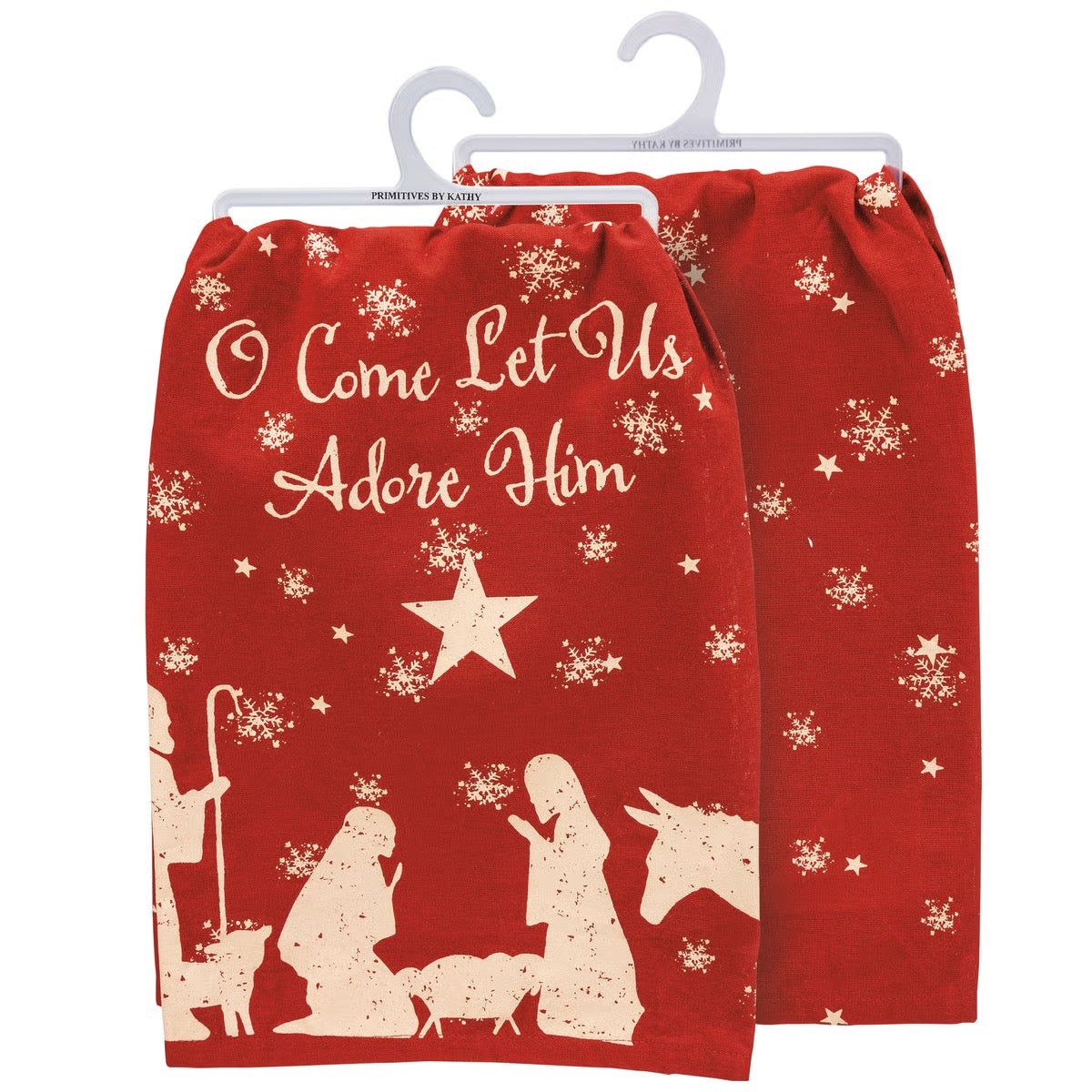 Let Us Adore Him Kitchen Towel