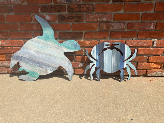 Wood Sea Turtle or Crab Paint Class (5/28 1-3 p.m.)