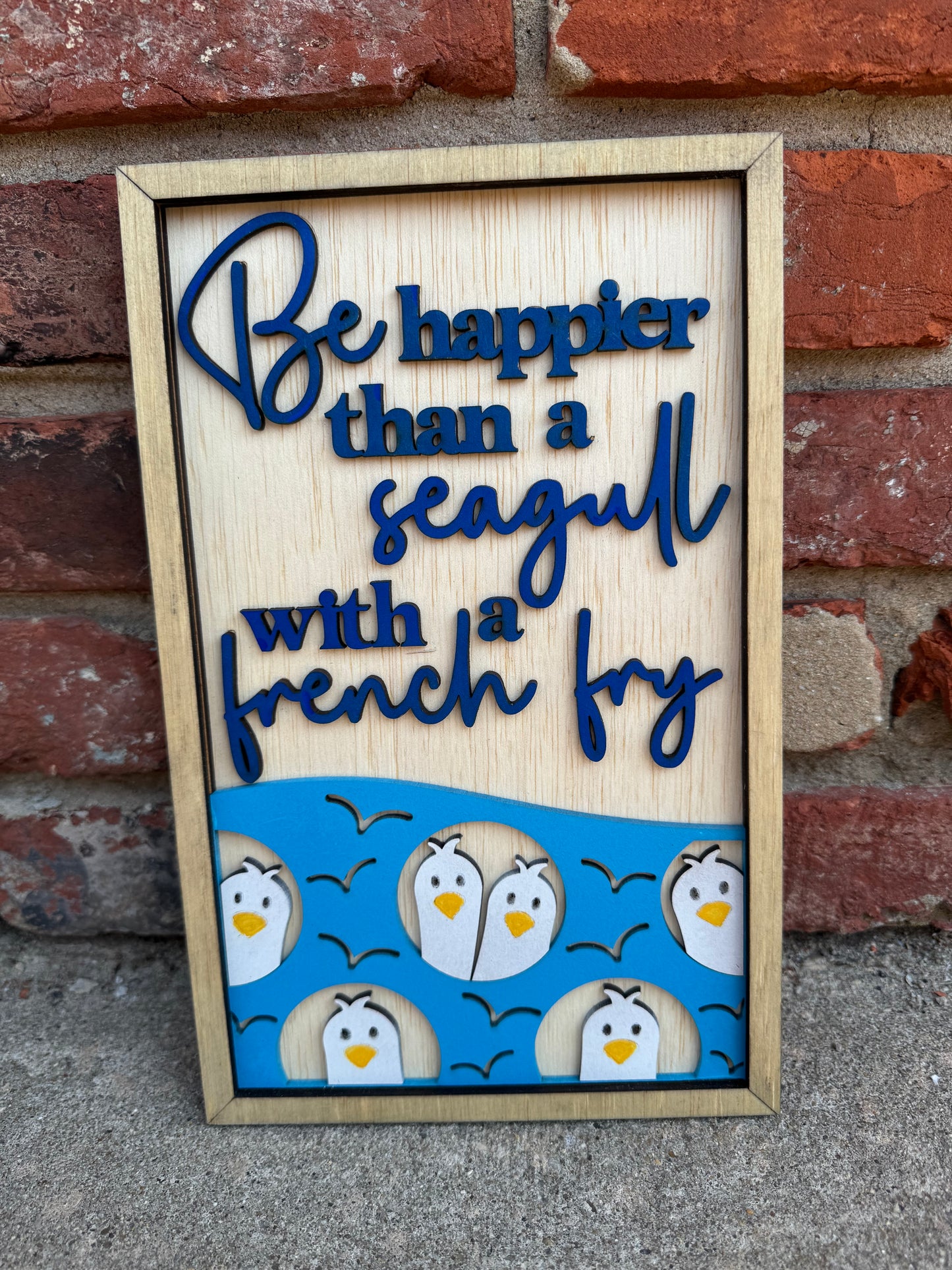 Be happier than a seagull...