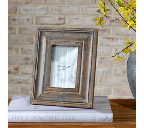 6x4 Natural Wood Photo Frame