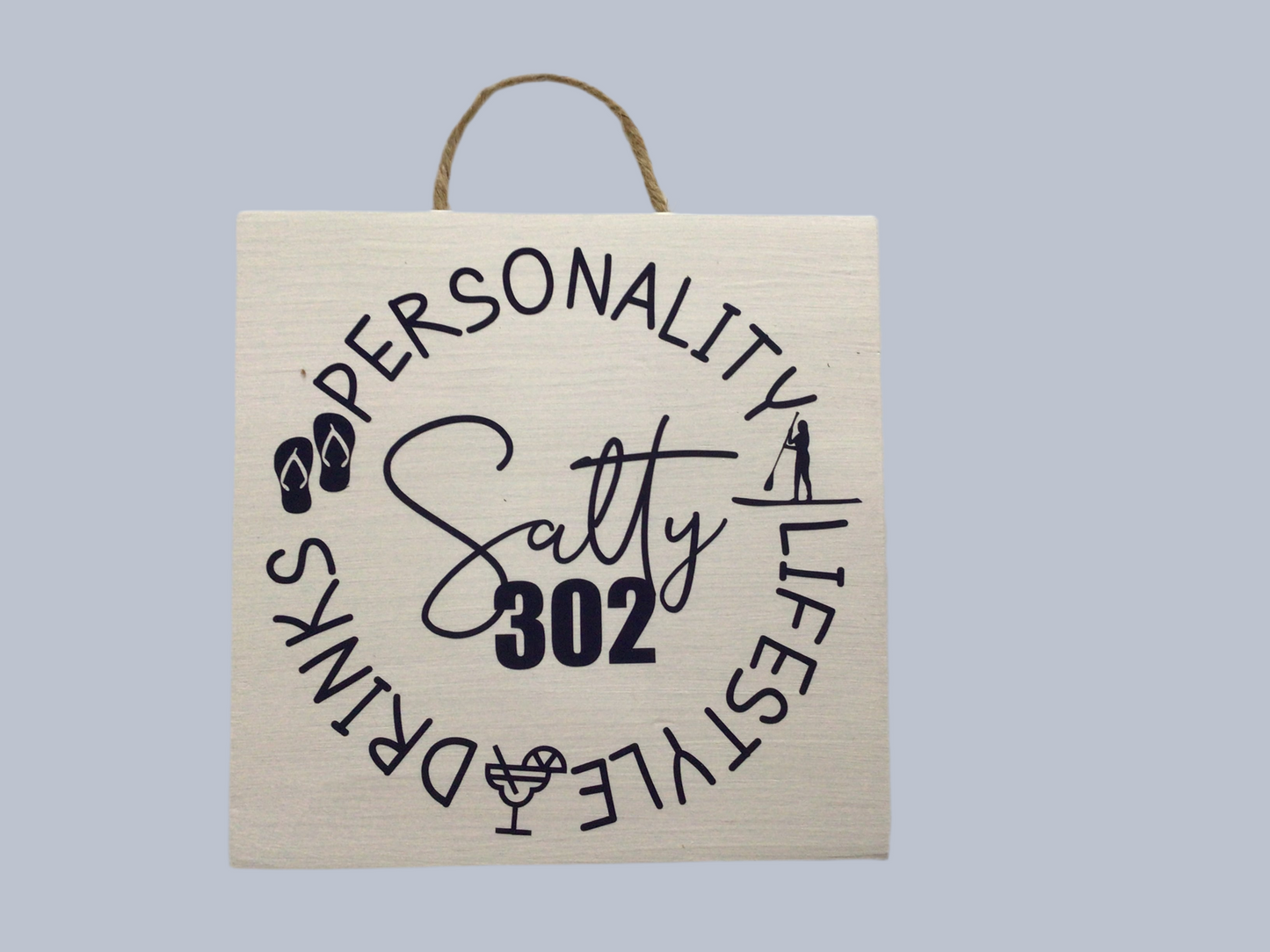 Salty 302 Circle Sign #2580