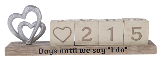 Days until we say "I do"