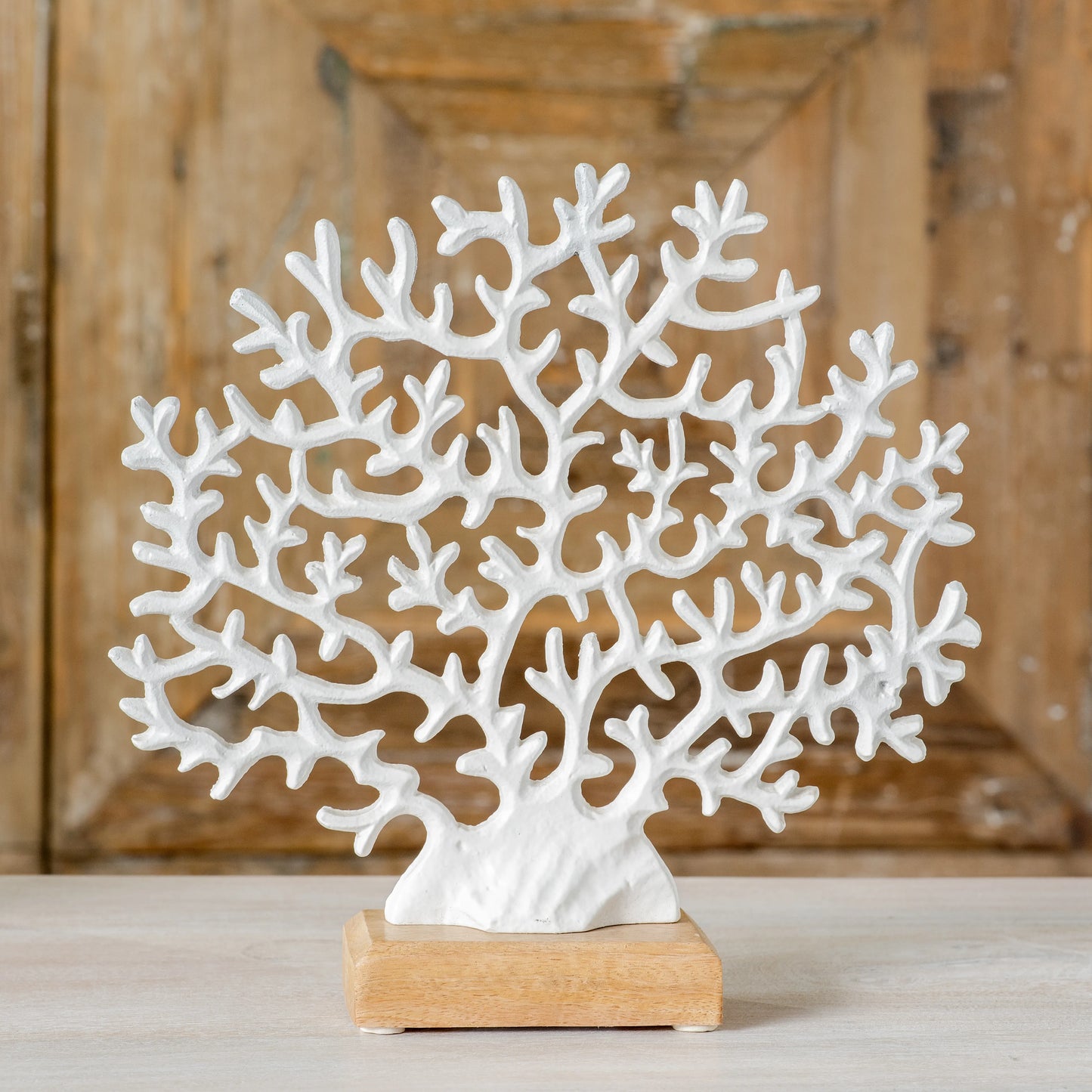 Coral Reef Tree on Wood Base