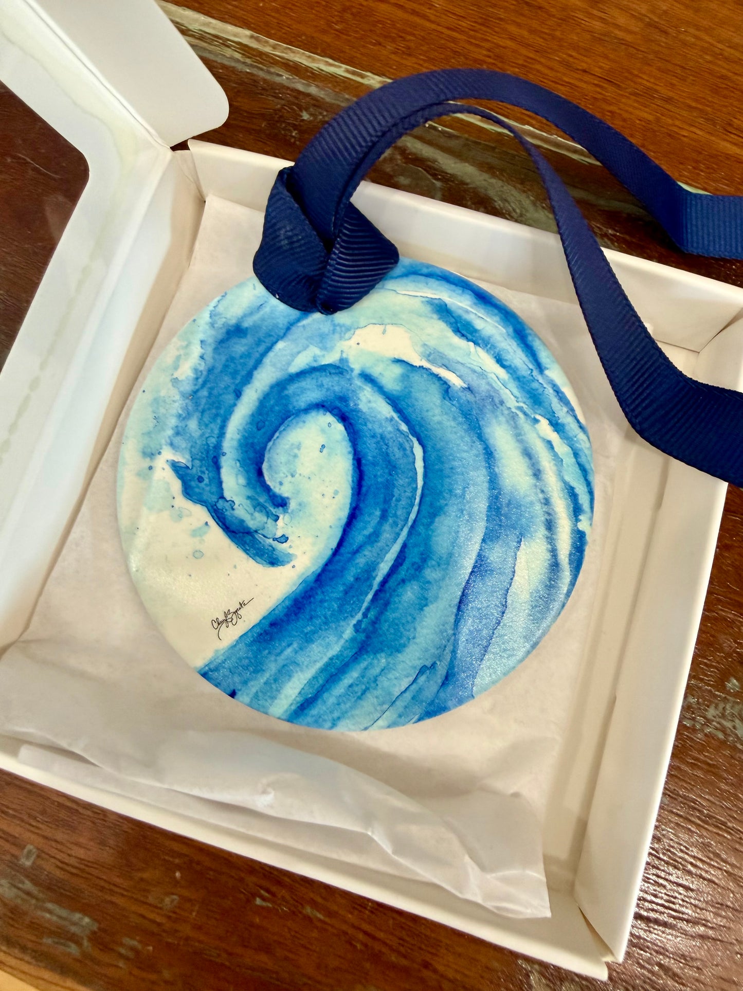 Wave Ornament