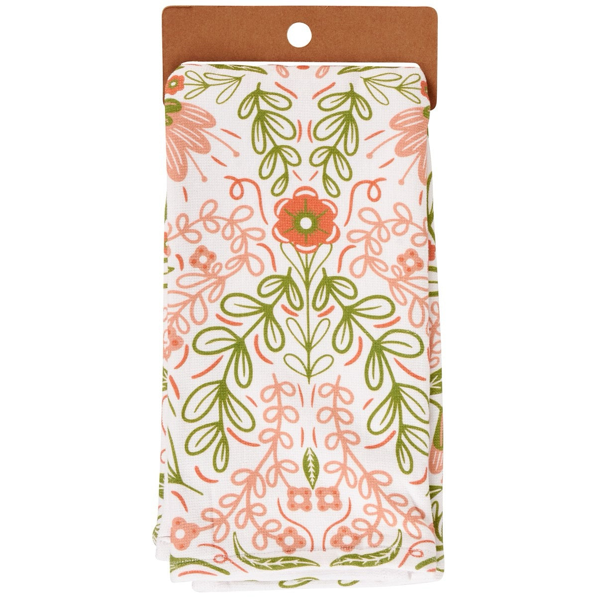 Blossoms Folk Art Kitchen Towel