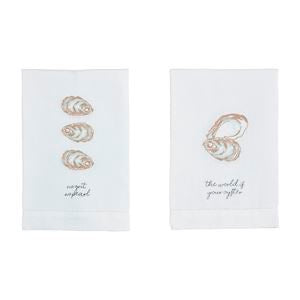 Oyster Embroidery Towel