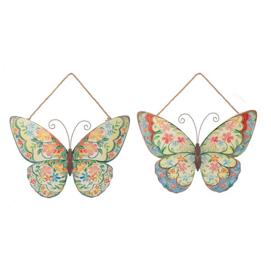 Floral Butterfly Wall Decor