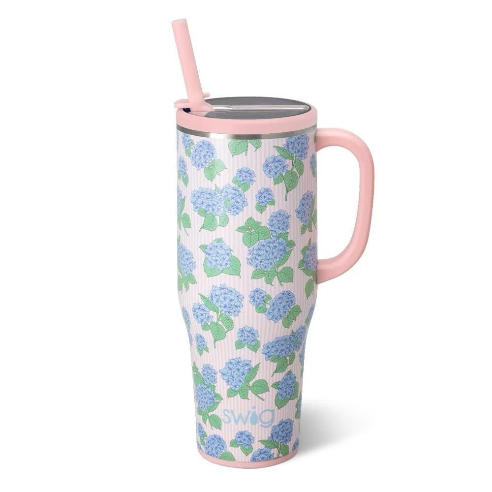 Hydrangeas Mega Mug 40oz
