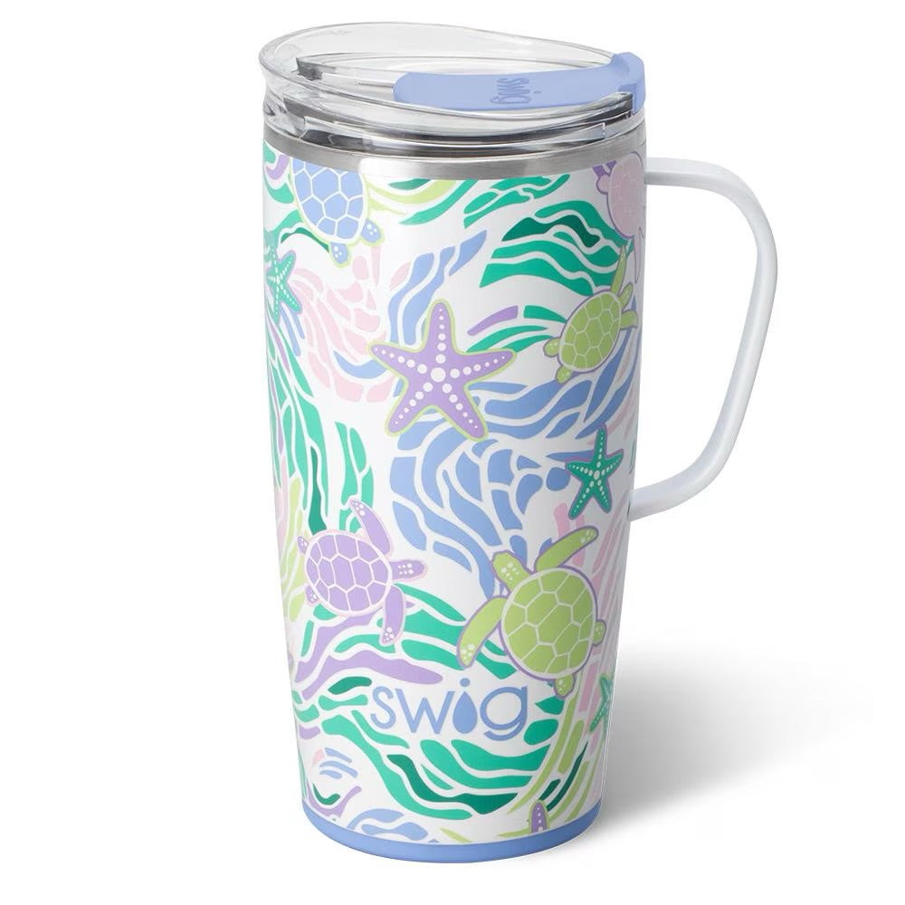 Sea Swirl Travel Mug 22oz