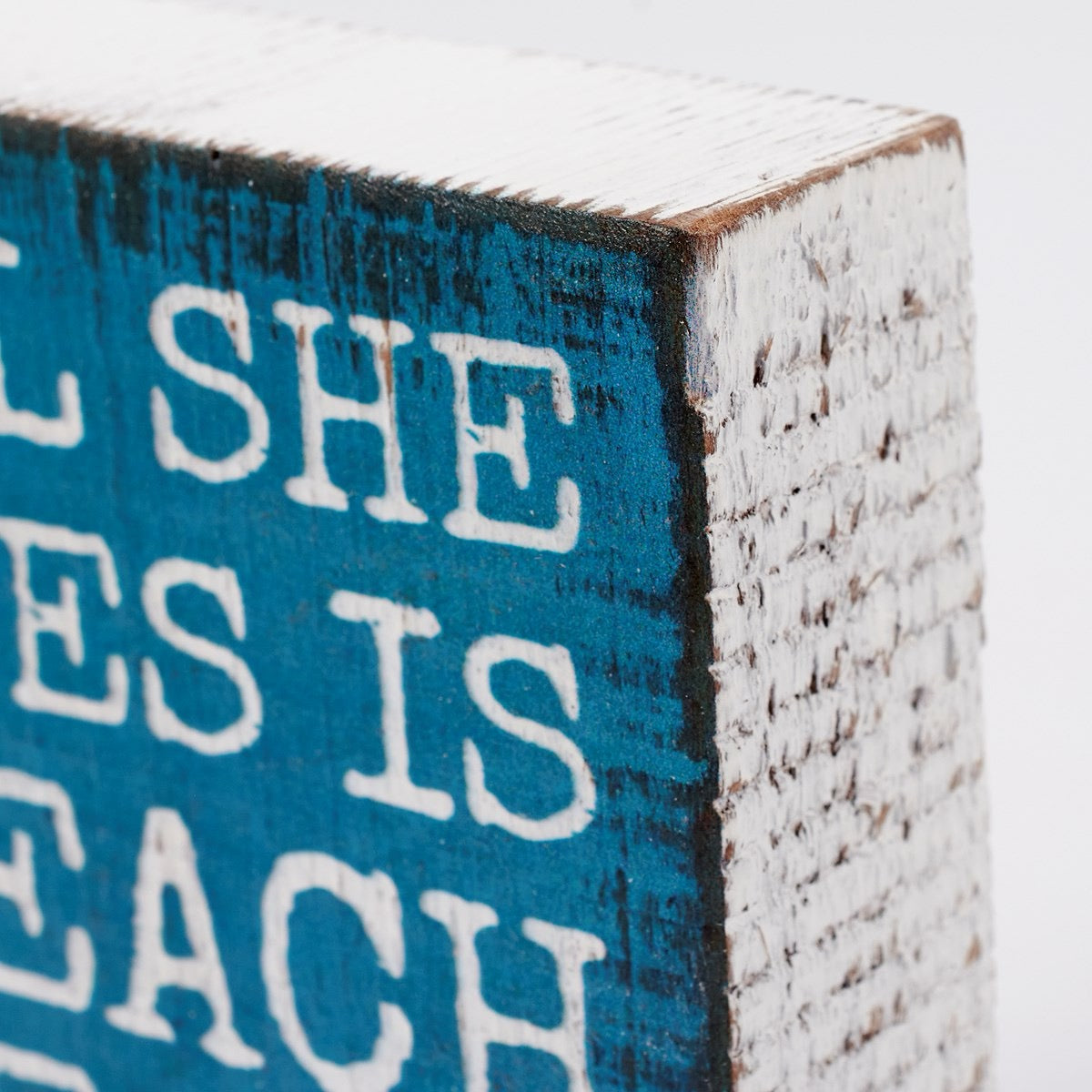 Beach Beach Beach - Block Sign