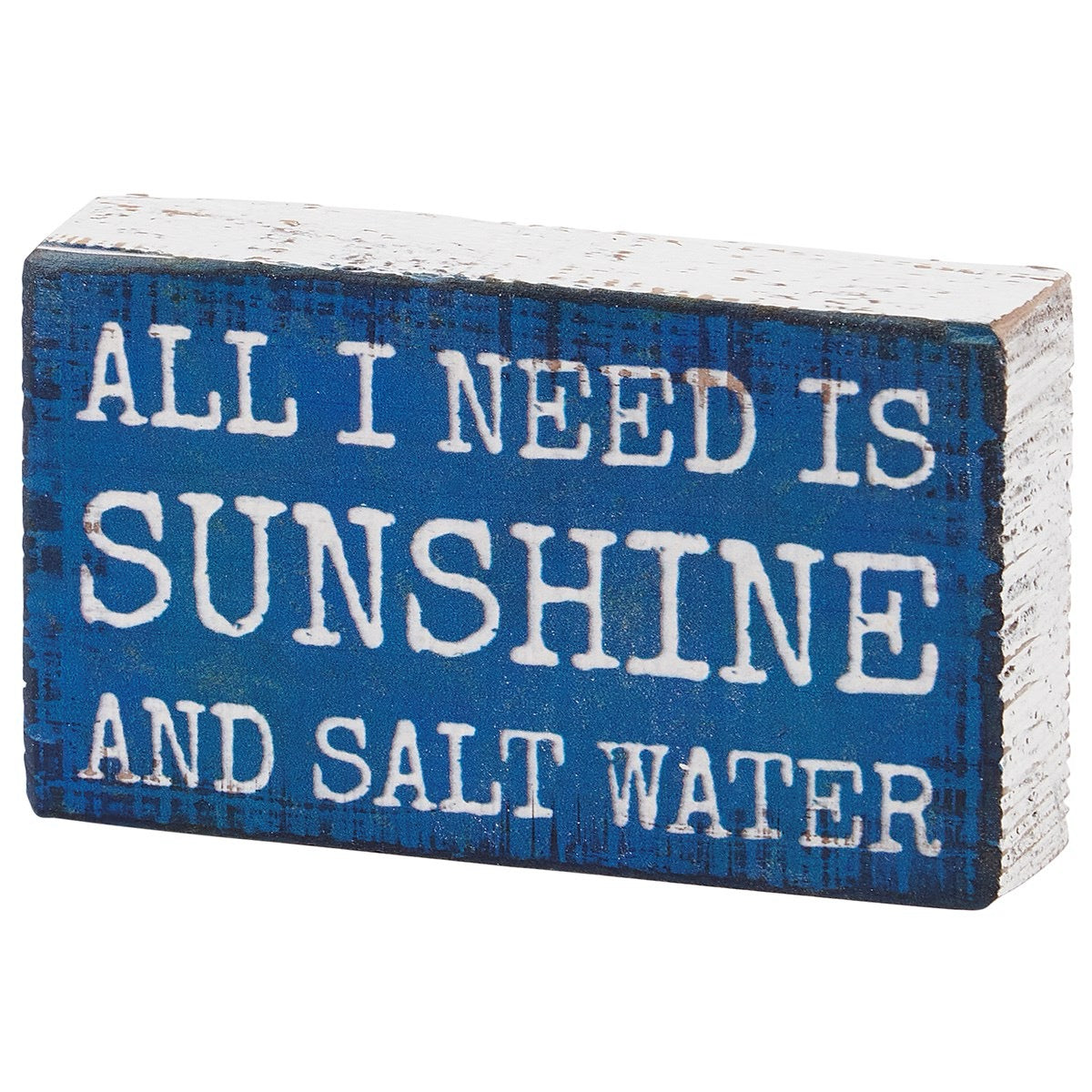 Sunshine & Salt Water - Block Sign