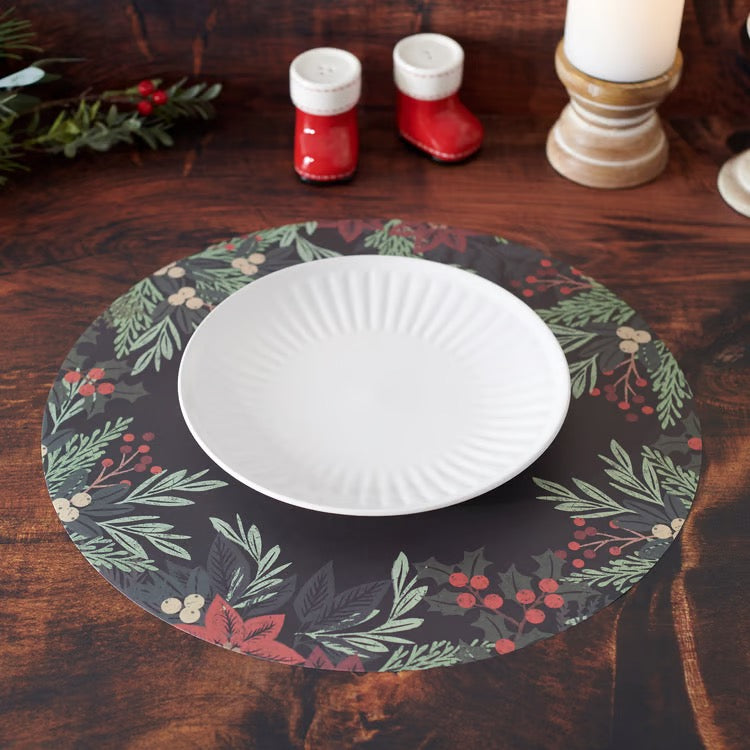 Christmas Greens Paper Placemat