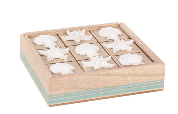 Tic-Tac-Toe Game with Storage Box