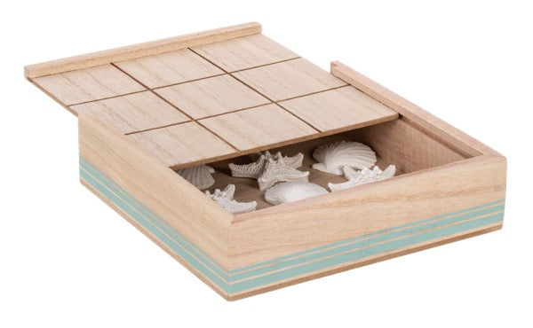 Tic-Tac-Toe Game with Storage Box