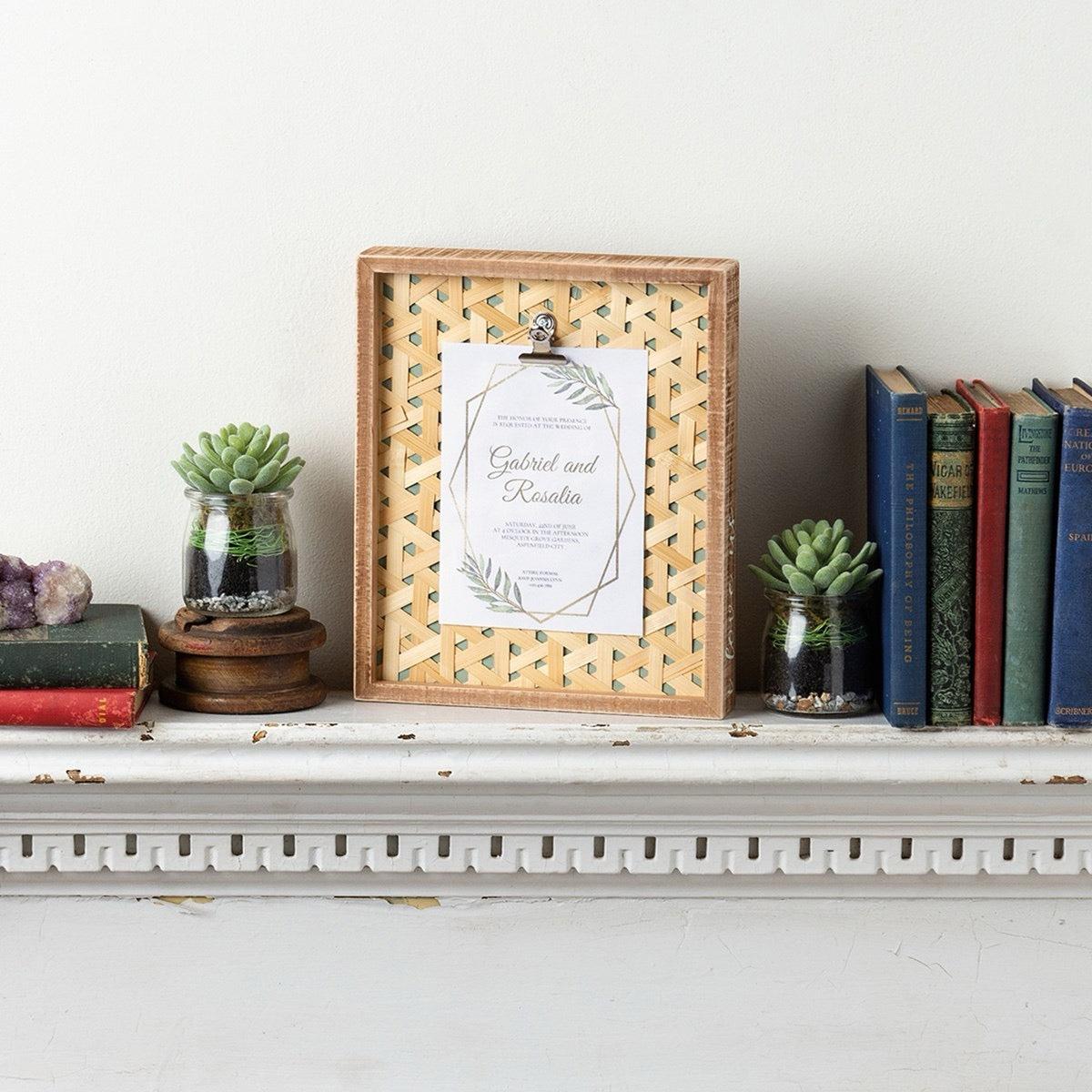 I love Us Inset Box Frame