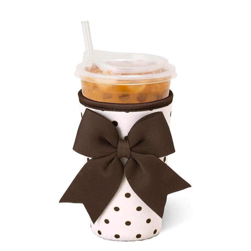 Mocha Dots Iced Cup Coolie (Medium)