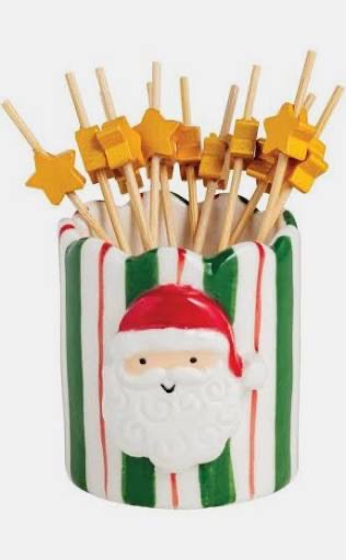 Santa Toothpick Holder