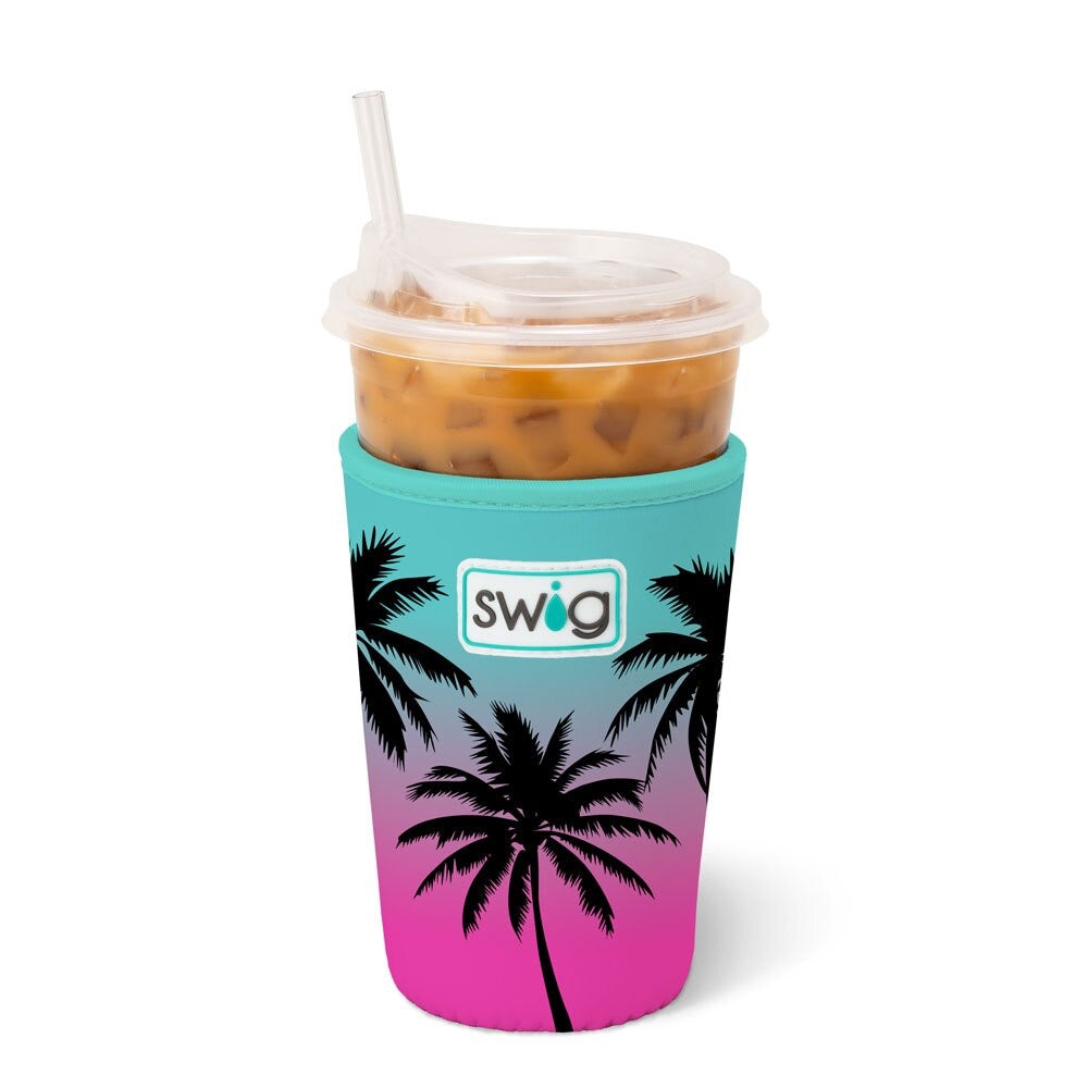 Island Sunset Iced Cup Coolie (Medium)